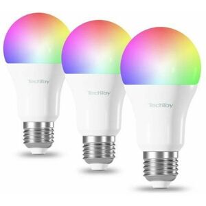 TechToy Smart Bulb RGB 9W E27 ZigBee 3 db-os szett kép