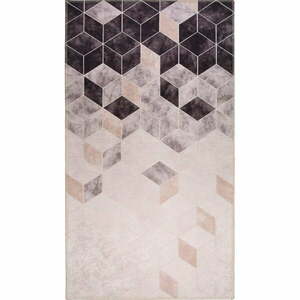 Szürke-krémszínű mosható szőnyeg 80x50 cm - Vitaus kép