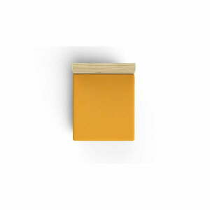 Sárga gumis pamut lepedő 160x200 cm - Mijolnir kép