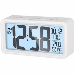 Sencor SDC 2800 W ébresztőóra hőmérőve, fehér kép