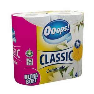 Ooops! Classic Camomile 3 rétegű Toalettpapír 4 tekercs kép
