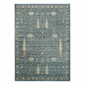 Vintage Flowers kék viszkóz szőnyeg, 120 x 170 cm - Universal kép