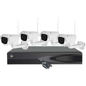 4 kamerás komplett megfigyelő rendszer kép