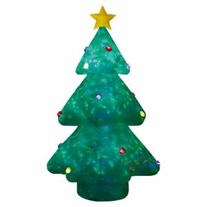 Felfújható karácsonyfa led világítással dekoráció kép