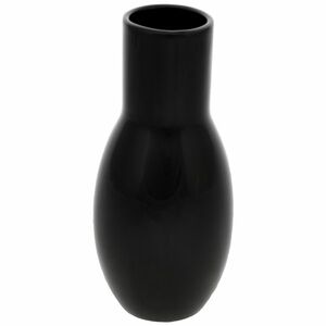 Belly kerámia váza, 9 x 21 x 9 cm, fekete kép