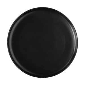 Coupe-lapostányér fekete 25 cm- Flow kép