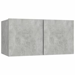 vidaXL betonszürke függő TV-szekrény 60 x 30 x 30 cm kép