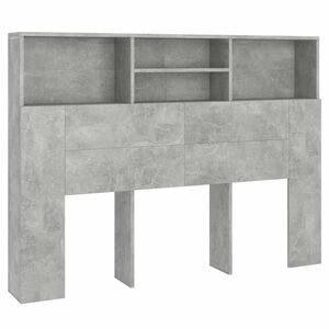 vidaXL betonszürke áthidaló szekrény 140 x 19 x 103, 5 cm kép