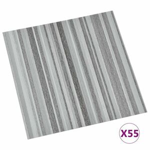 vidaXL 55 db világosszürke öntapadó PVC padlólap 5, 11 m² kép