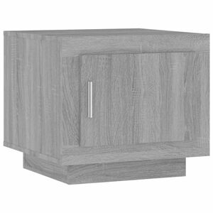 vidaXL szürke sonoma színű szerelt fa dohányzóasztal 51 x 50 x 45 cm kép