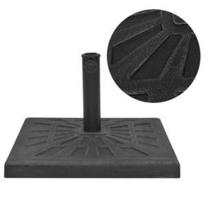 vidaXL négyszög alakú, fekete gyanta napernyő talp 12 kg kép