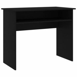 vidaXL fekete forgácslap íróasztal 90 x 50 x 74 cm kép