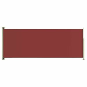 vidaXL piros behúzható oldalsó terasznapellenző 117 x 300 cm kép