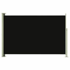 vidaXL fekete behúzható oldalsó terasznapellenző 200 x 300 cm kép