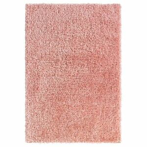 vidaXL magas szálú rózsaszín bozontos szőnyeg 160 x 230 cm 50 mm kép