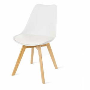 Retro 2 db fehér szék bükkfa lábakkal - Bonami Essentials kép