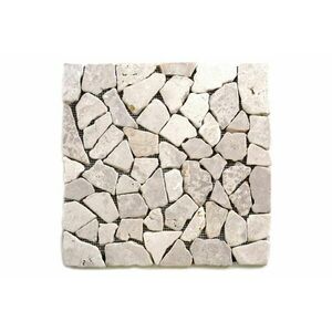 DIVERO Mozaik burkolat 1db márvány, fehér kép
