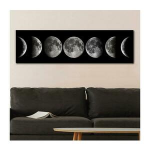 Fali festmény vászonon 50x120 cm holdfázisok kép