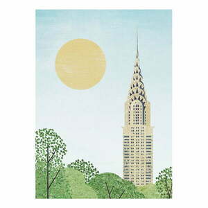 Poszter 30x40 cm Chrysler Building - Travelposter kép