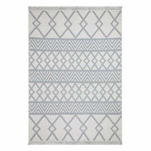 Duo fehér-szürke pamut szőnyeg, 80 x 150 cm - Oyo home kép