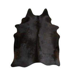 Fekete szőrme szőnyeg 210x200 cm - Narma kép