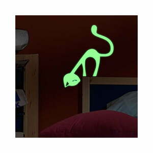 Cute Cat sötétben világító matrica - Ambiance kép