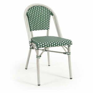 Marilyn zöld-fehér kültéri szék - Kave Home kép