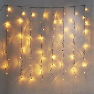 Curtain kültéri LED fényfüzér, hosszúság 1, 3 m - Star Trading kép