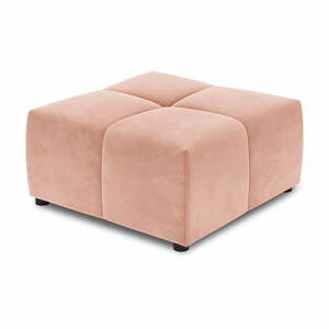 Rózsaszín bársony kanapé modul Rome Velvet - Cosmopolitan Design kép
