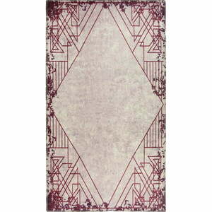 Piros-krémszínű mosható szőnyeg 180x120 cm - Vitaus kép