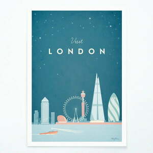 Poszter London, 30x40 cm - Travelposter kép