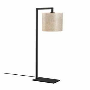 Profil fekete-bézs asztali lámpa - Opviq lights kép