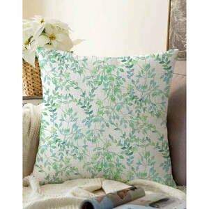 Twiggy bézs-zöld pamut keverék párnahuzat, 55 x 55 cm - Minimalist Cushion Covers kép