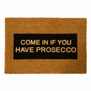 Come In If You Have Prosecco Glitter természetes kókuszrost lábtörlő, 40 x 60 cm - Artsy Doormats kép