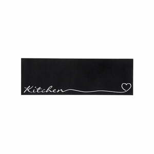 Kitchen fekete futószőnyeg, 50 x 150 cm - Zala Living kép
