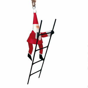 Santa On Ladder karácsonyi függődísz - G-Bork kép