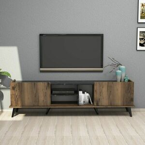 TV állvány, diófa fekete - - Butopêa kép
