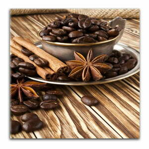 Glasspik Coffee kép, 30 x 30 cm - Styler kép