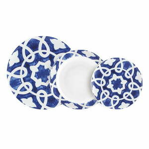 Vietri 18 db-os kék-fehér porcelán étkészlet - Villa Altachiara kép