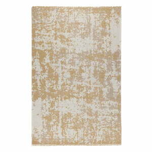 Casa sárga-bézs pamut szőnyeg, 75 x 150 cm - Oyo home kép