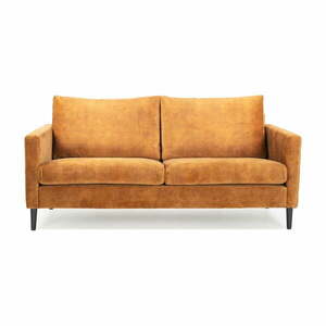Adagio sárga bársony kanapé, 153 cm - Scandic kép