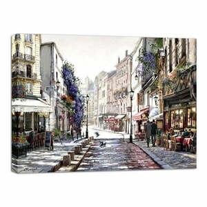 Canvas Watercolor Paris Mood fali kép, 85 x 113 cm - Styler kép