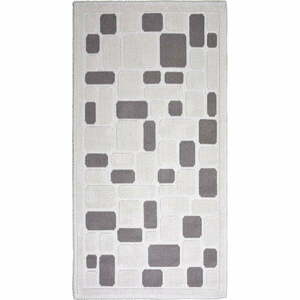 Mozaik bézs pamut szőnyeg, 60 x 90 cm - Vitaus kép