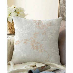 Bloom szürke pamut keverék párnahuzat, 55 x 55 cm - Minimalist Cushion Covers kép