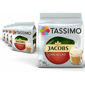 Tassimo KARTON 5 x Jacobs Cafe Au Lait 184g kép