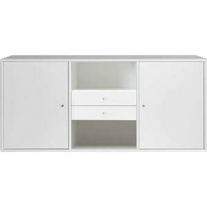 Fehér alacsony komód 133x61 cm Mistral - Hammel Furniture kép