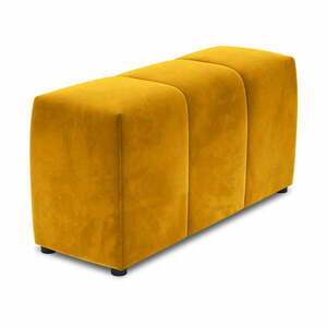 Sárga bársony karfa moduláris kanapéhoz Rome Velvet - Cosmopolitan Design kép