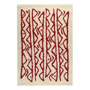 Morra krém-piros szőnyeg, 160 x 230 cm - Bonami Selection kép