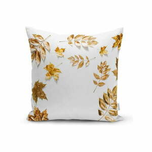 Golden Leaves párnahuzat, 42 x 42 cm - Minimalist Cushion Covers kép