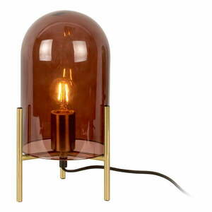 Bell barna üveg asztali lámpa, magasság 30 cm - Leitmotiv kép